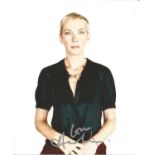 Annie Lennox signed 10 x 8 colour Photoshoot Portrait Photo, from in person collection autographed