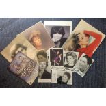 TV signed collection. Includes Kate Beckinsale signed 6x4 b/w photo, Ruby Wax signed 6x4 b/w