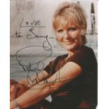 Petula Clark signed 10x8 colour photo. British singer and actress. Dedicated. Good Condition. All