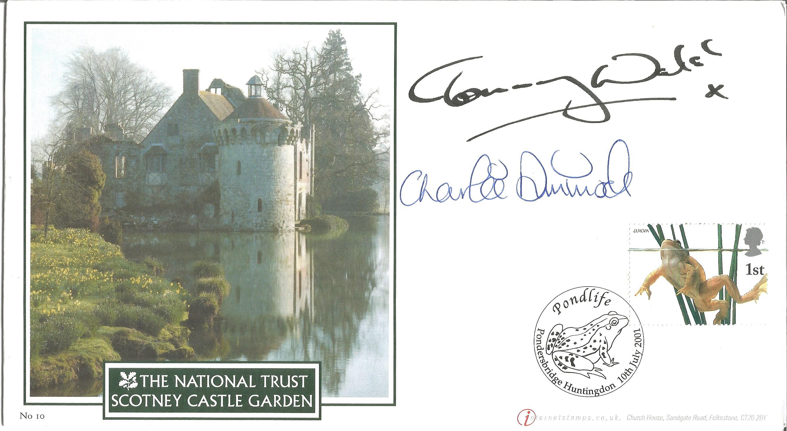 Charlie Dimmock and Tommy Walsh signed National Trust cover. Good Condition. All signed pieces