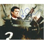 Pierce Brosnan signed 10x8 colour photo. Irish actor, film producer, and activist. Good Condition.
