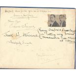 Sport Athletics Frederick Ashford 8x6 signed album page. Frederick Murray Ashford (28 September 1886