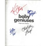Kim Cattrall, Kathleen Turner, Christopher Lloyd and one other signed Baby Geniuses - naps are