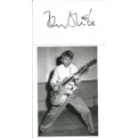 Tommy Steele Singer Signed Card With Photo. Good Condition. All signed pieces come with a