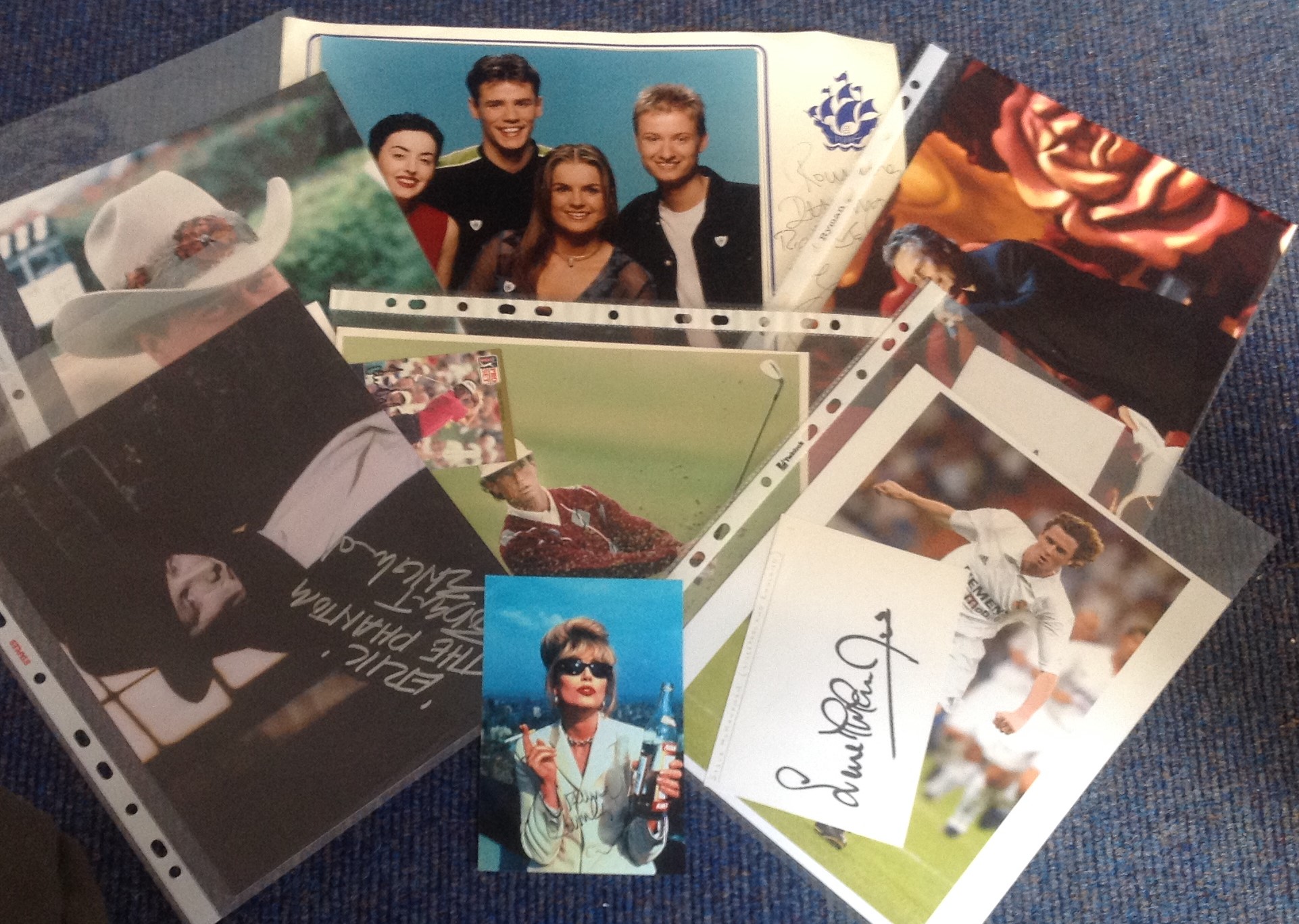 Assorted TV/Sport collection. 7 items. Includes Romana D'Annunzio, Katy Hill, Konnie Huq, Stuart