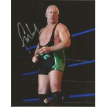 Finlay signed 10 x 8 colour Wrestler Portrait Photo, from in person collection autographed at New