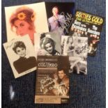 Assorted TV/Music collection. 7 items. Includes Rita Moreno signed 7x5 b/w photo, Dirk Benedict