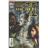 Gordon Purcell signed X-files no 24 comic. Signed on front cover. Good Condition. All signed