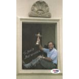 Sport Severiano Ballesteros 8x5 signed colour photo pictured with the Ryder Cup dedicated to David