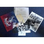 Assorted TV/film collection. 6 items. Signatures include Deborah Watling, Kai Owen, Derek Griffiths,