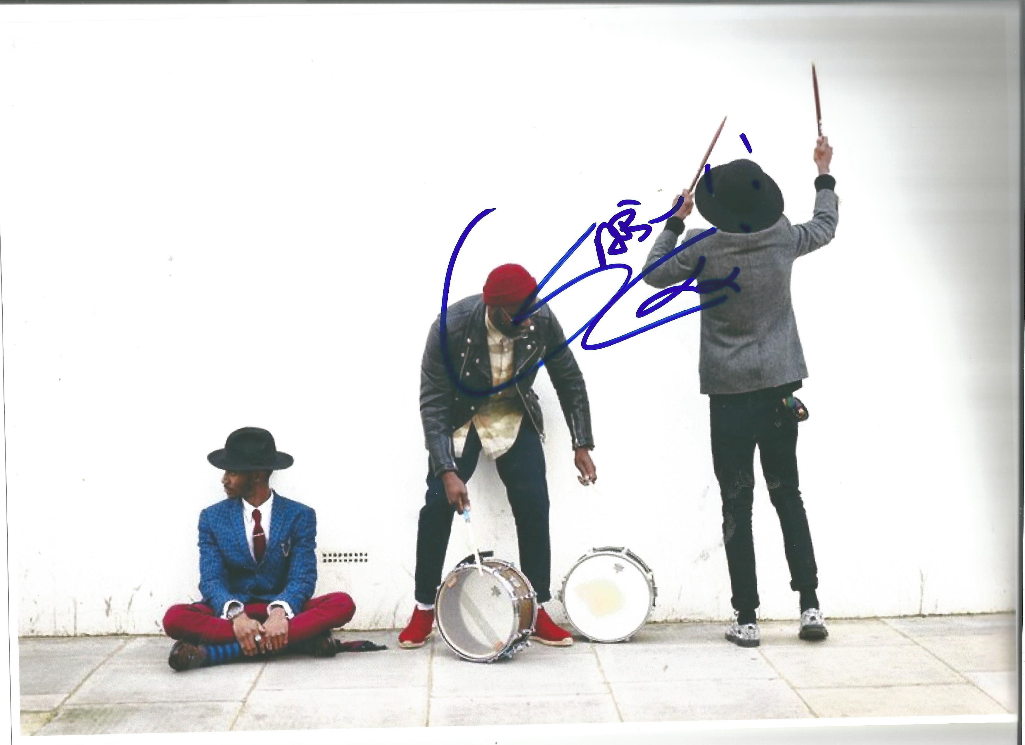 Gary Powell of The Libertines signed 12x8 colour photo. Good Condition. All signed pieces come