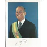 Joao Figueiredo signed 12x8 colour photo. January 15, 1918 - December 24, 1999) was a Brazilian