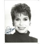 Mary Tyler Moore signed 10x8 b/w photo. Dedicated. Good Condition. All signed pieces come with a