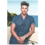 Matt Terry signed 12x8 colour photo. English singer-songwriter. He won the thirteenth UK series of