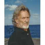 Kris Kristofferson signed 10 x 8 colour Photoshoot Portrait Photo, from in person collection