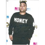Naughty Boy signed 12x8 colour photo. English DJ, record producer, songwriter, musician and