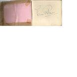 Small autograph book containing over 20+ signatures. Amongst the signatures are Eric Robinson,