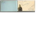 Dads Army and Entertainment autograph collection in 1970s autograph album. Signatures include Arnold