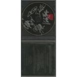 HIMSA "Courting Tragedy and Disaster" multi signed CD. Hand signed on the booklet cover by 5 members