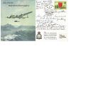 Scarce Dambuster veterans multiple signed Avro Lancaster cover. Rare variety of only 27 signed by