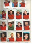 West Ham Utd signed sticker collection. 9 signatures including Bobby Moore, Billy Bonds, Ron