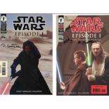 Star Wars signed Collection of 4 comics Episode 1 The Phantom Menace 1. Each individually signed