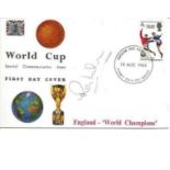 Ray Wilson signed World cup champions FDC. 18/8/66. Harrow and Wembley postmark. Good Condition. All