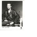 Eric Clapton signed 10x8 b/w photo. Good Condition. All signed pieces come with a Certificate of