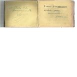 Small vintage autograph book with 30+ signatures. Amongst the names are Syd Seymour, Pat O'Malley,