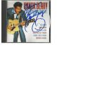 Chuck Berry signed CD insert card for his album Rock n Roll Music. Cd included. Good Condition.