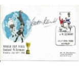 Gordon Banks signed World Cup final football FDC. 30/7/66 Wembley postmark. Good Condition. All