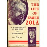 The Life of Emile Zola by Hubert Fielding 1938, UNSIGED hard back book with ripped dust cover. 127