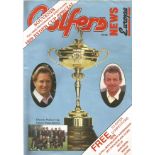 Golf multisigned inc Seve Ballesteros Ryder Cup 1989 Golfers news souvenir magazine including 22