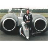 Andy Green World Speed Record Thrust Pilot signed 16 x 12 colour photo. Good Condition. All signed