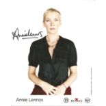 Annie Lennox Eurythmics Singer Signed 8x10 Rca Promo Photo. Good Condition. All signed pieces come