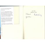Brian Mawhinney signed on title page, a hard back book 'In The Firing Line' with dust cover. Good