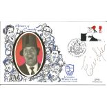 Eric Sykes signed 1998 Heroes of Comedy Benham Tommy Cooper FDC. Good Condition. All signed pieces