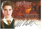 Robert Pattinson as Cedric Diggory signed Harry Potter Goblet of Fire autographed Artbox trading