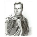 George Montgomery signed 10 x 8 b/w photo good condition. Good Condition. All signed pieces come
