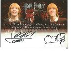 James Phelps and Oliver Phelps as Fred and George Weasley signed Harry Potter Prisoner of Azkaban