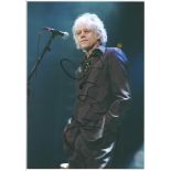 Bob Geldof signed 12x8 colour photo. Signed at GQ awards. Good Condition. All signed pieces come