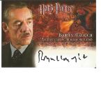 Roger Lloyd Pack signed Harry Potter Goblet of Fire autographed Artbox trading card. Each card has