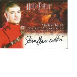 Stanislav Ianevski as Viktor Krum signed Harry Potter Goblet of Fire autographed Artbox trading