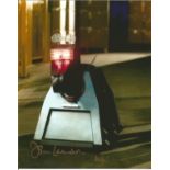 John Leeson Voice of K9 in Dr Who signed 10 x 8 colour photo. Good Condition. All signed pieces come