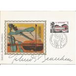 Yehudi Menuhin signed postcard. Good Condition. All signed pieces come with a Certificate of