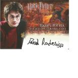 Daniel Radcliffe signed Harry Potter Goblet of Fire autographed Artbox trading card. Each card has