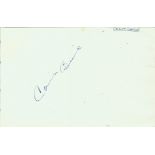 Count Basie signed large vintage autograph album page. Good Condition. All signed pieces come with a