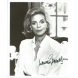 Lauren Bacall Holly wood actress signed 10x8 b/w photo. Good Condition. All signed pieces come