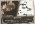 Daniel Radcliffe and Gary Oldman signed Harry Potter Memorable Moments autographed Artbox trading