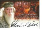 Michael Gambon signed Harry Potter Goblet of Fire autographed Artbox trading card. Each card has